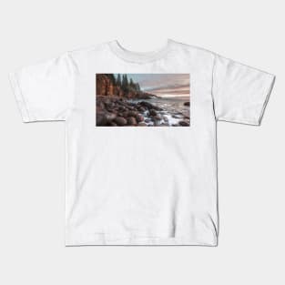 Maine Coastline Kids T-Shirt